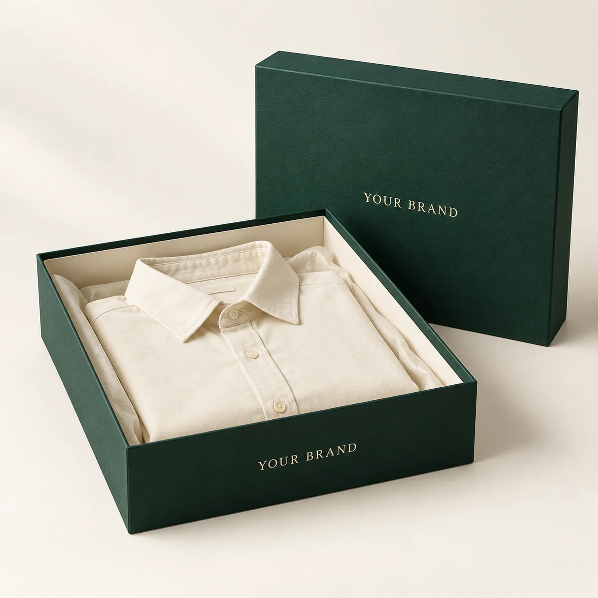 Apparel Boxes packaging mockup