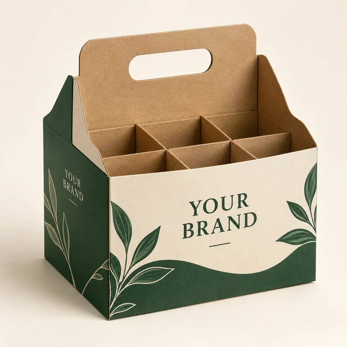Beverage Carrier Boxes printed packaging example