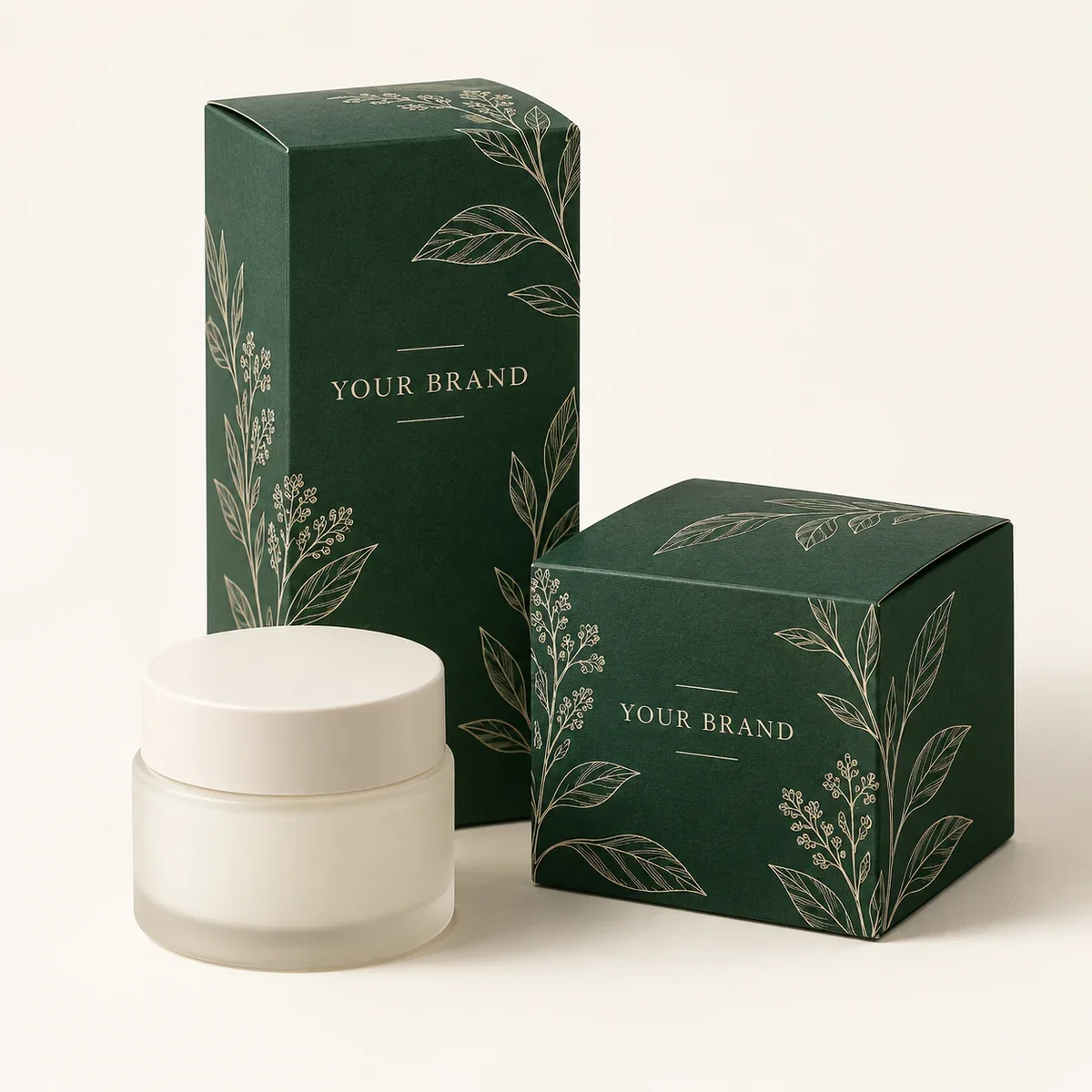 Cosmetic Boxes packaging mockup