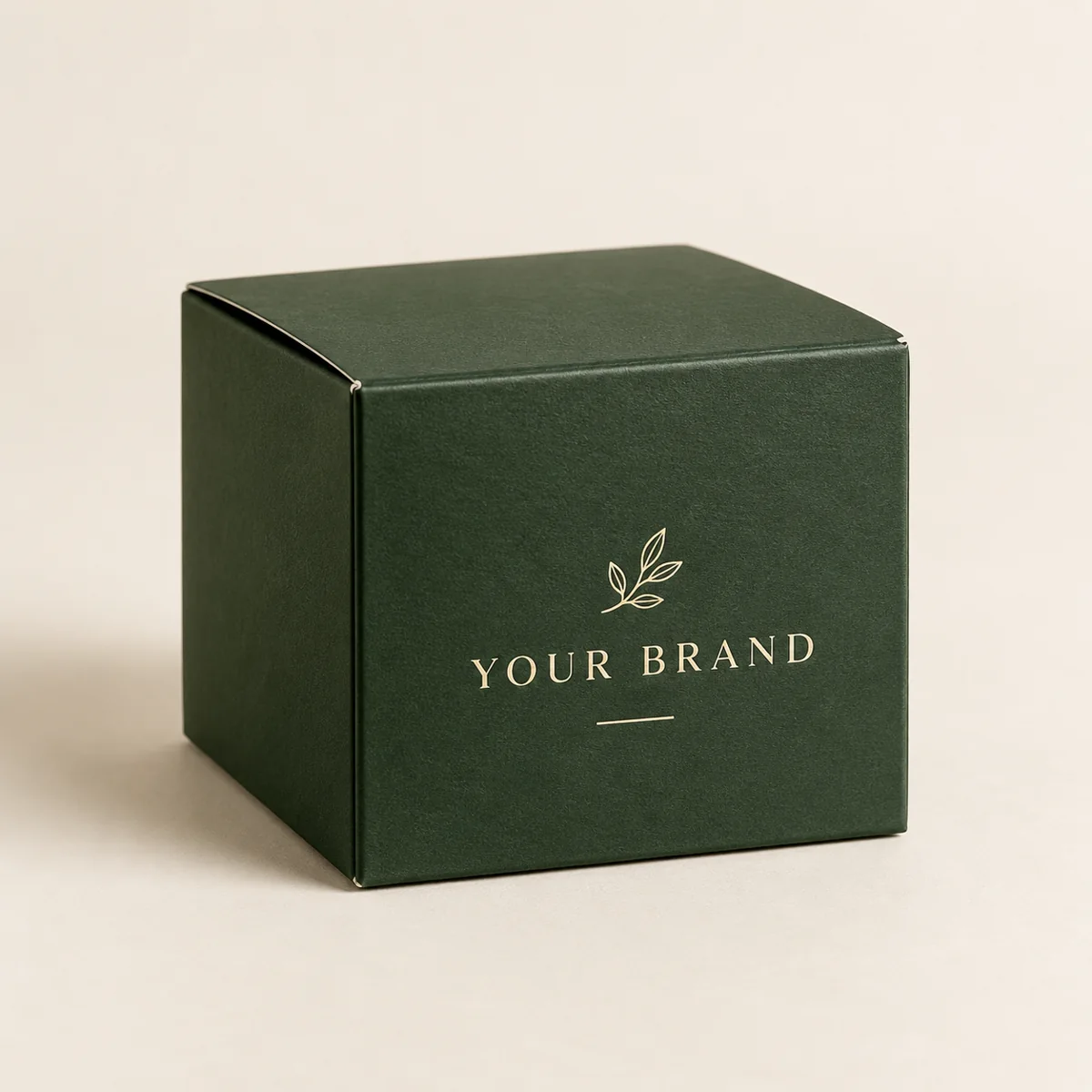Cream Boxes printed packaging example