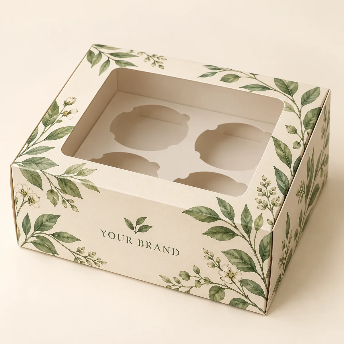 Cupcake Boxes printed packaging example