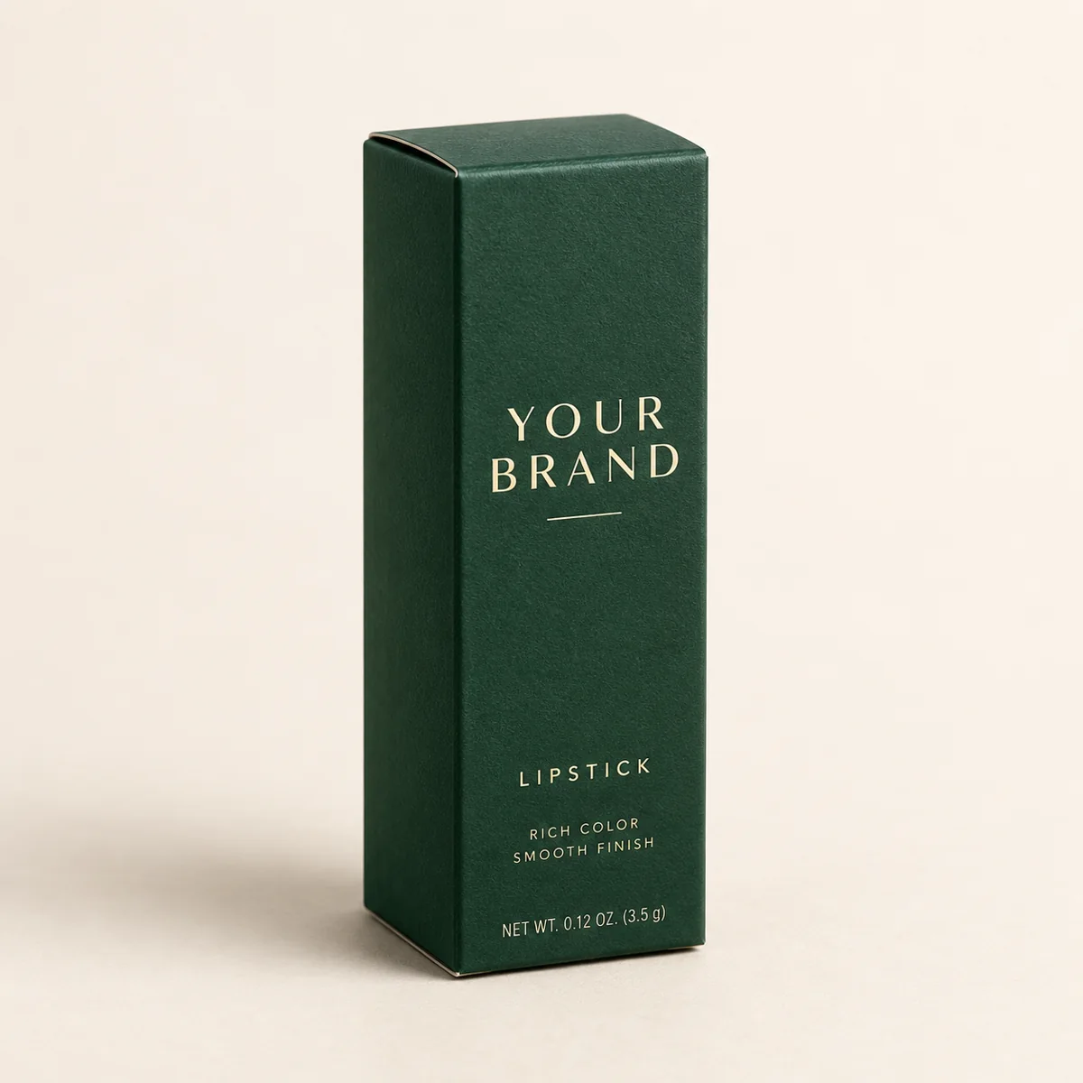 Lipstick Boxes printed packaging example