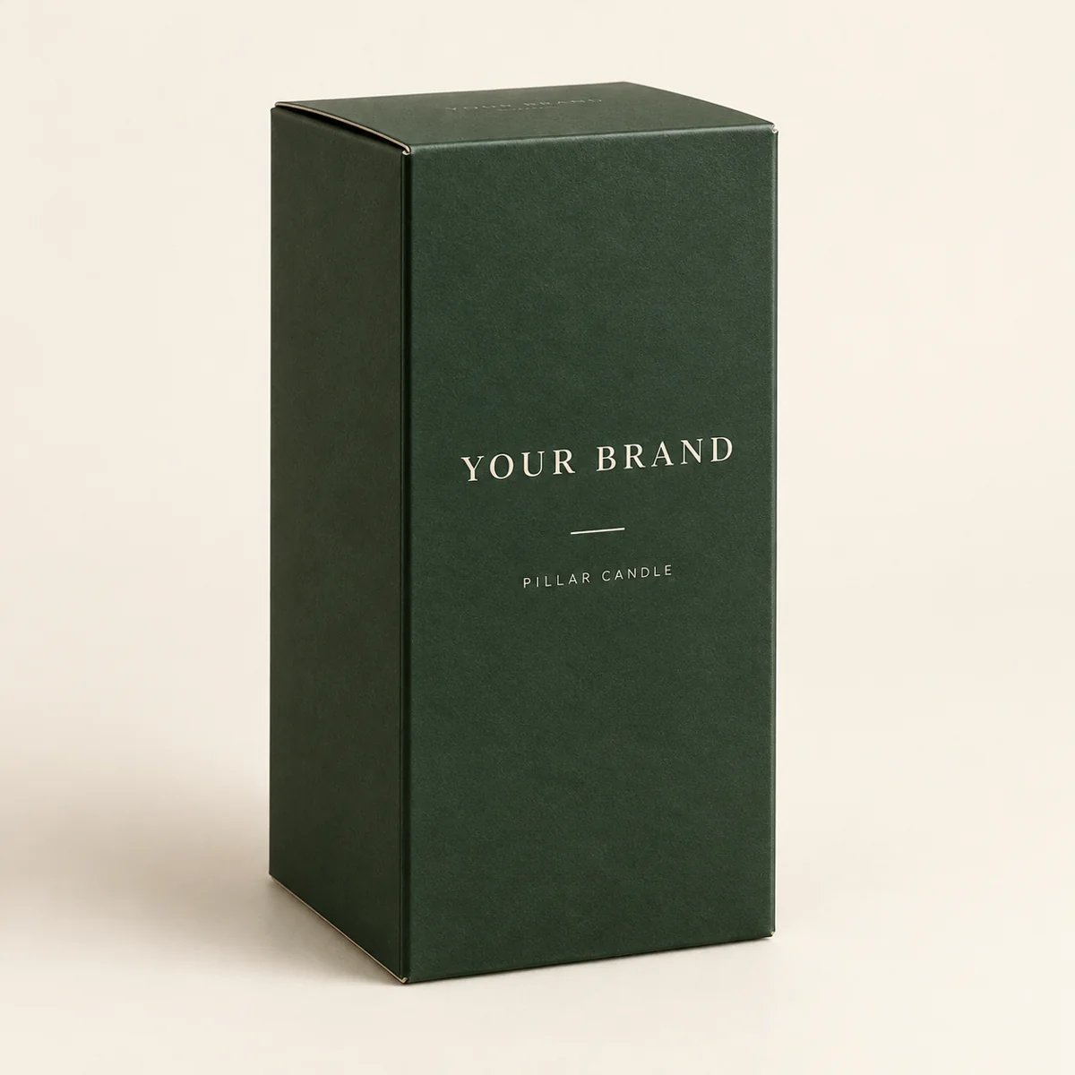Pillar Candle Boxes printed packaging example