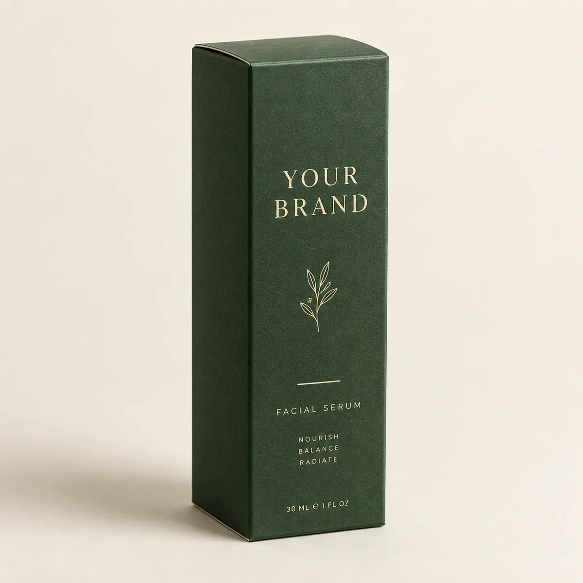 Serum Boxes printed packaging example