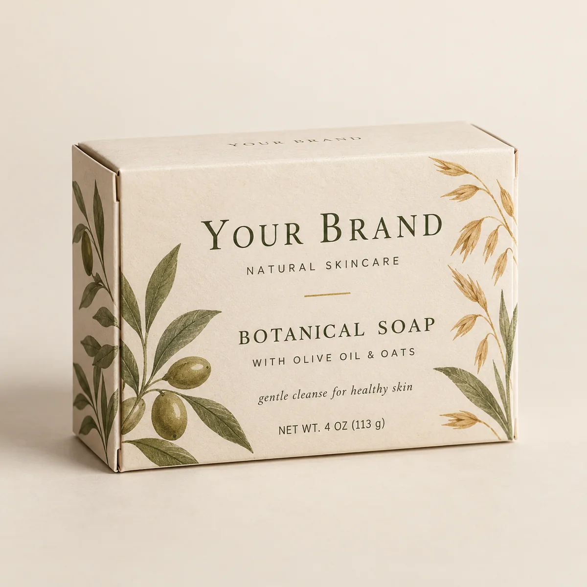 Soap Bar Boxes printed packaging example