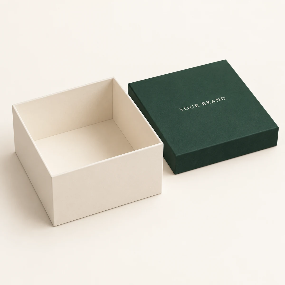 Two Piece Boxes packaging mockup